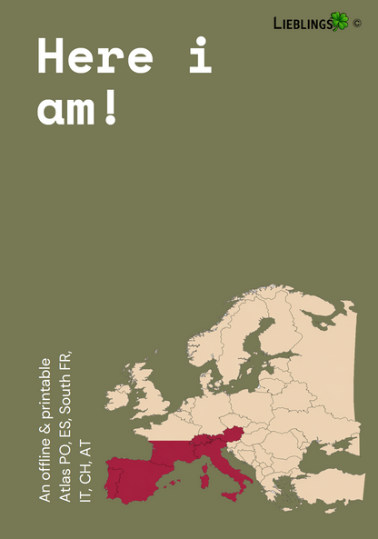 Here I Am! PO, ES, South FR, IT, CH, AT