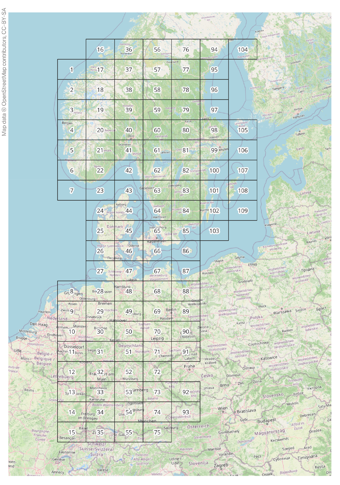 Here I Am! DE, DK, South SE, South NO
